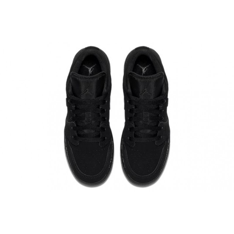 Air Jordan 1 Low (GS) Triple Black 553560-056