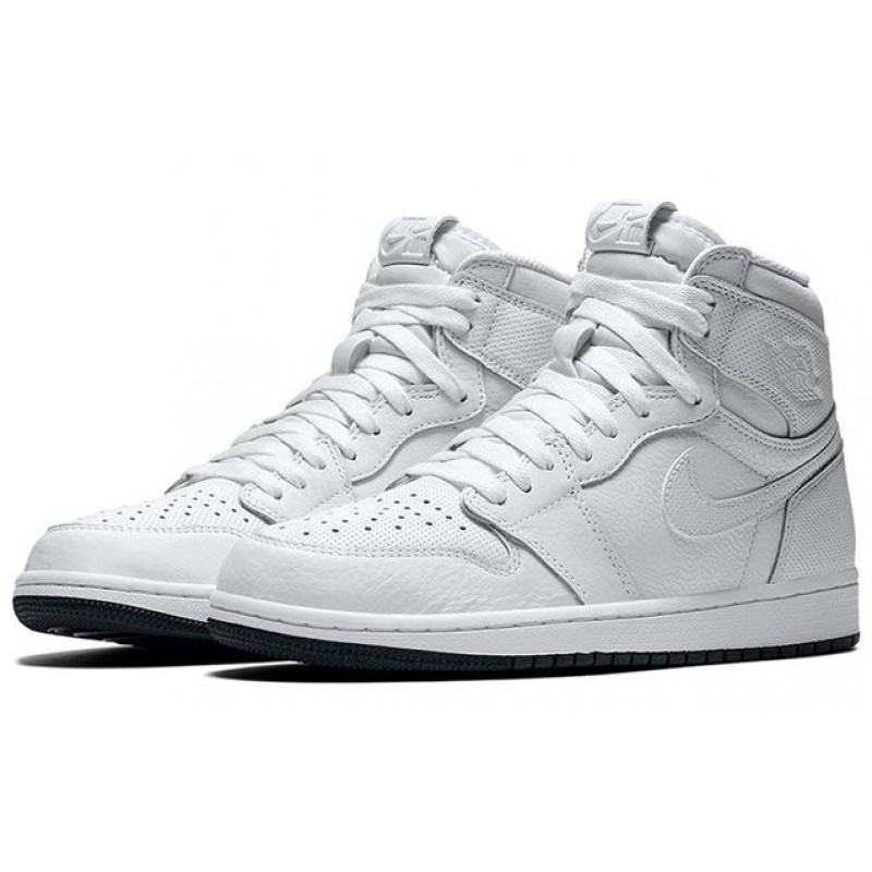 Air Jordan 1 Retro High OG Perforated Pack - White 555088-100