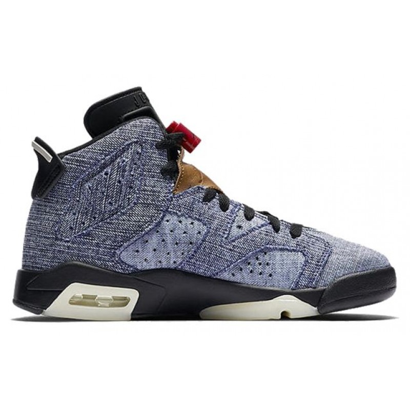 Air Jordan 6 Retro GS Wash Denim CV5489-401