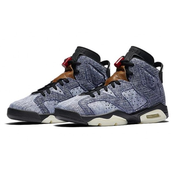 Air Jordan 6 Retro GS Wash Denim CV5489-401