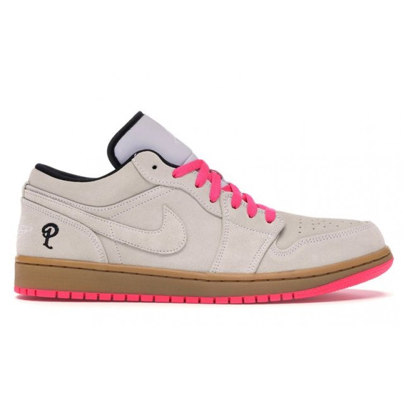 Nike Sneaker Politics x Air Jordan 1 Low 'Block Party' White/White-Gum Yellow CQ3587-119