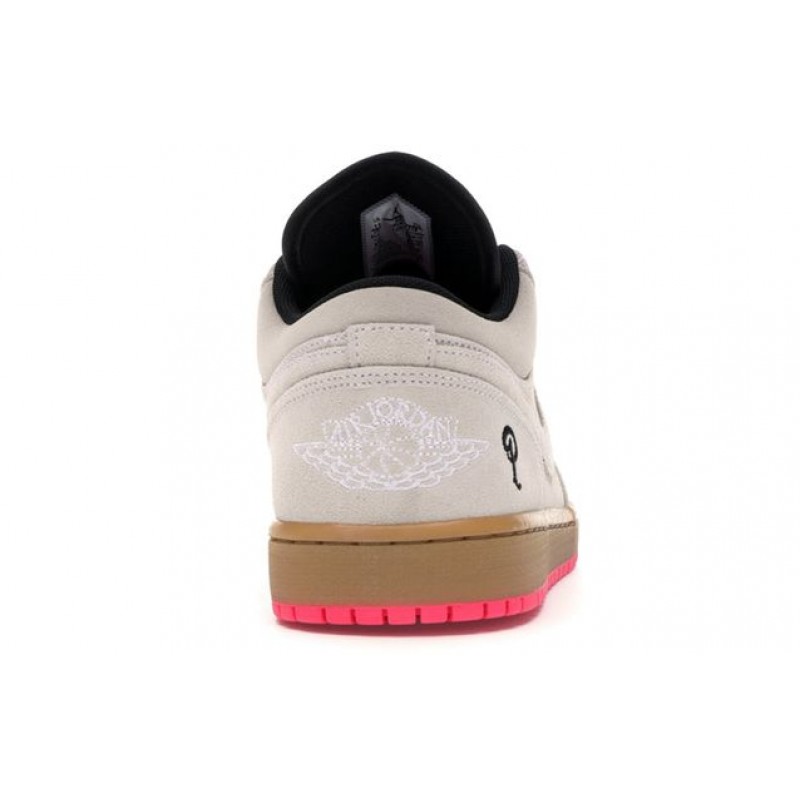 Nike Sneaker Politics x Air Jordan 1 Low 'Block Party' White/White-Gum Yellow CQ3587-119