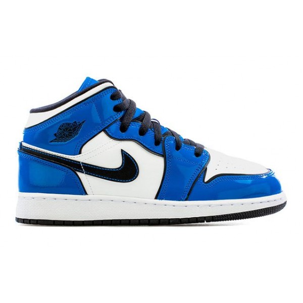 Air Jordan 1 Mid SE GS 'Signal Blue' Signal Blue (GS) BQ6931-402