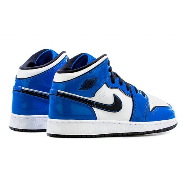 Air Jordan 1 Mid SE GS 'Signal Blue' Signal Blue (GS) BQ6931-402