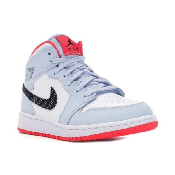 Air Jordan 1 Mid GS Half Blue 555112-400