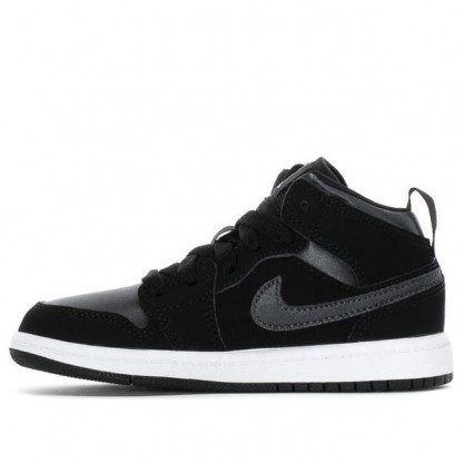 Air Jordan 1 Mid SE PS 'Black Anthracite' Black/Anthracite/White BQ6932-012