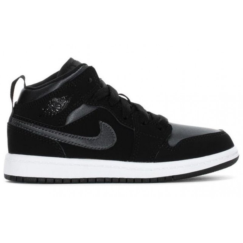 Air Jordan 1 Mid SE PS 'Black Anthracite' Black/Anthracite/White BQ6932-012