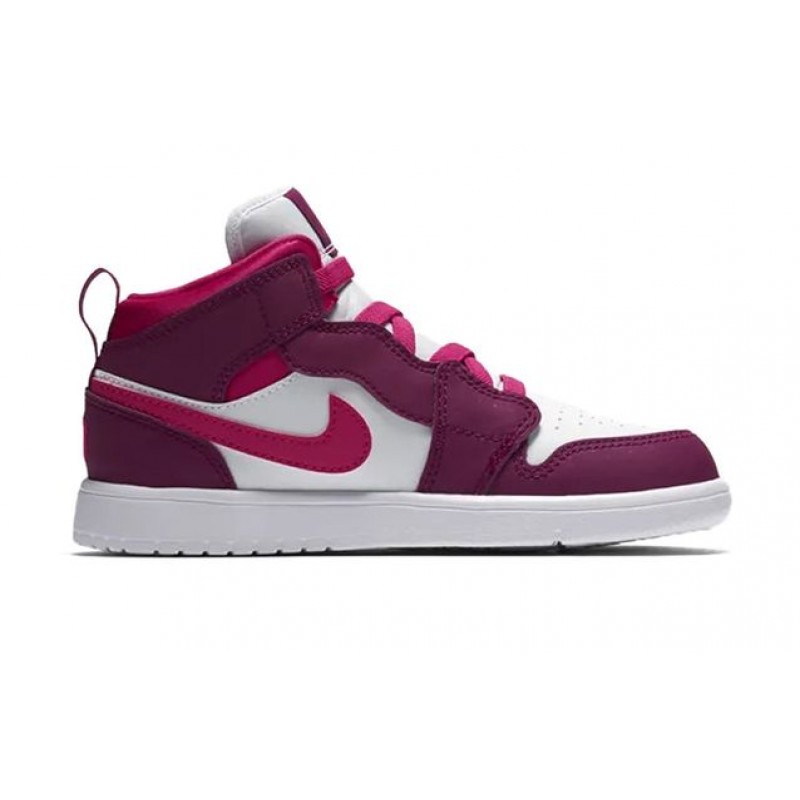 Air Jordan 1 Mid ALT PS 'True Berry' True Berry/Rush Pink-White AT4612-661