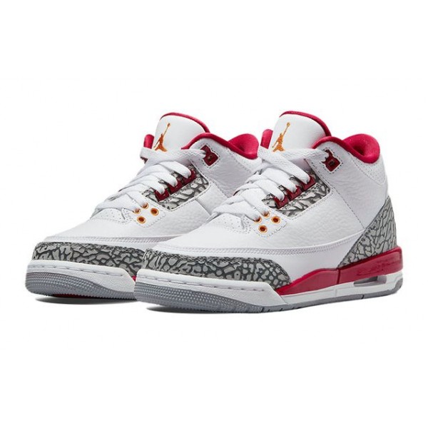 Air Jordan 3 Retro (GS) Cardinal Red 398614-126