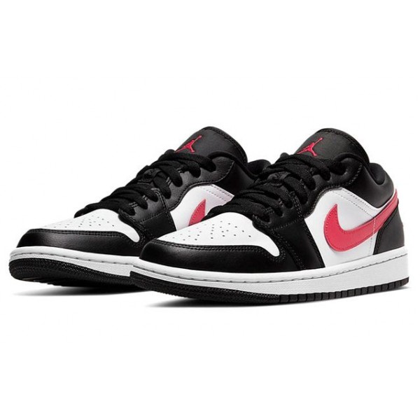 Air Jordan 1 Low Black Siren Red (W) DC0774-004