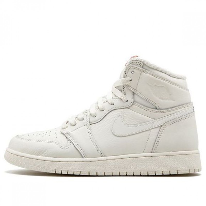 Air Jordan 1 Retro High OG BG SAIL/UNIVERSITY Red 575441-114