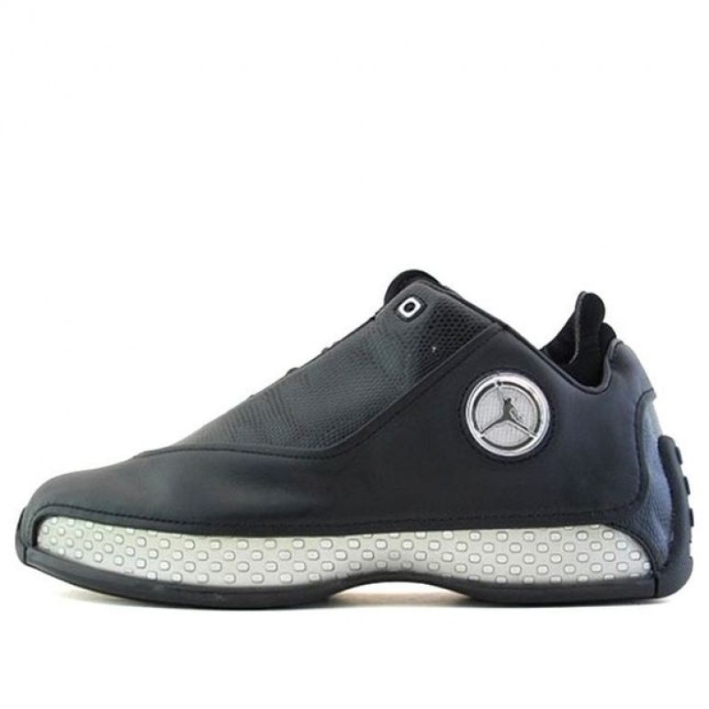 Air Jordan 18 OG Low 'Black Chrome' Black/Chrome/Metallic Silver 306151-001