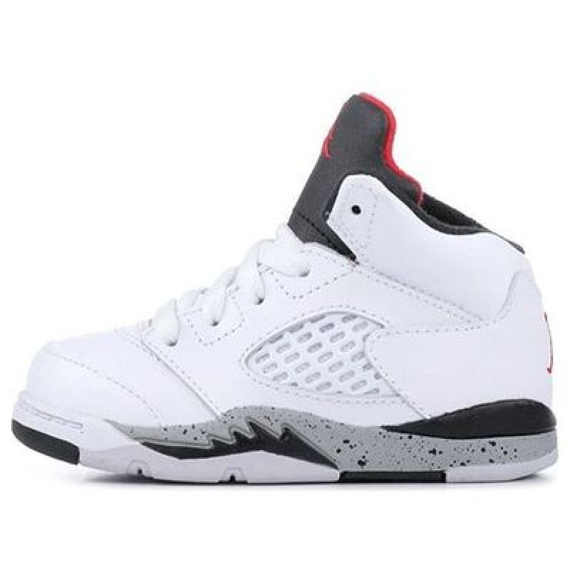 Air Jordan 5 Retro TD 'White' White/University Red/Black 440890-104