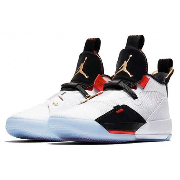 Air Jordan XXXIII PF Future Flight - White Black BV5072-100