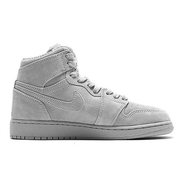 Air Jordan 1 Retro High'Grey Suede' BG Wolf Grey/Wolf Grey 705300-031