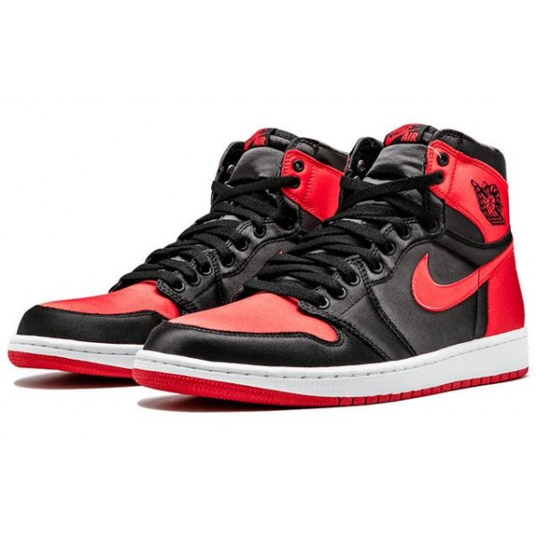 Air Jordan 1 Retro High OG SE 'Satin Banned' Black/University Red-White 917359-001