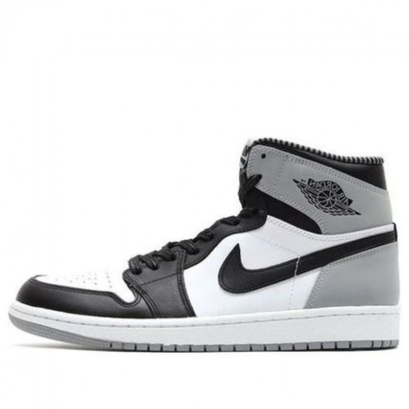 Air Jordan 1 Retro High OG'Barons' BG White/Black-Wolf Grey 575441-104