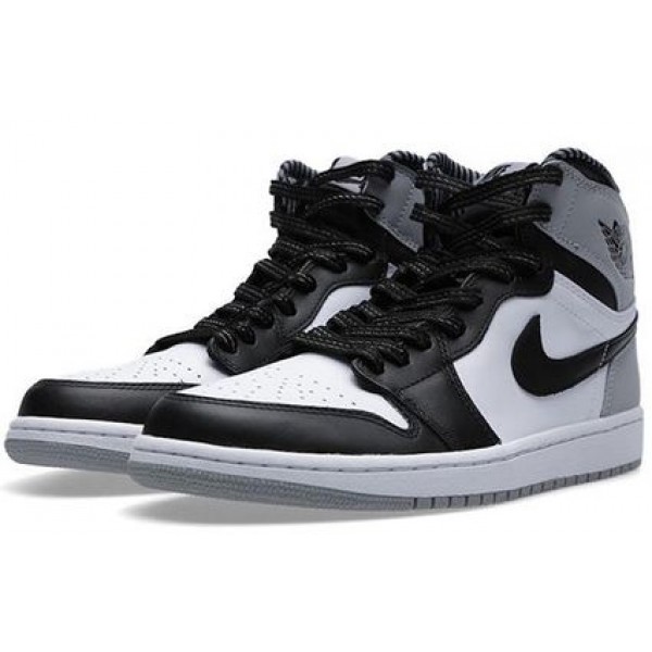 Air Jordan 1 Retro High OG'Barons' BG White/Black-Wolf Grey 575441-104