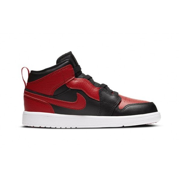 Air Jordan 1 Mid ALT 'Banned' 2020 (PS) Black/Gym Red/White AR6351-074