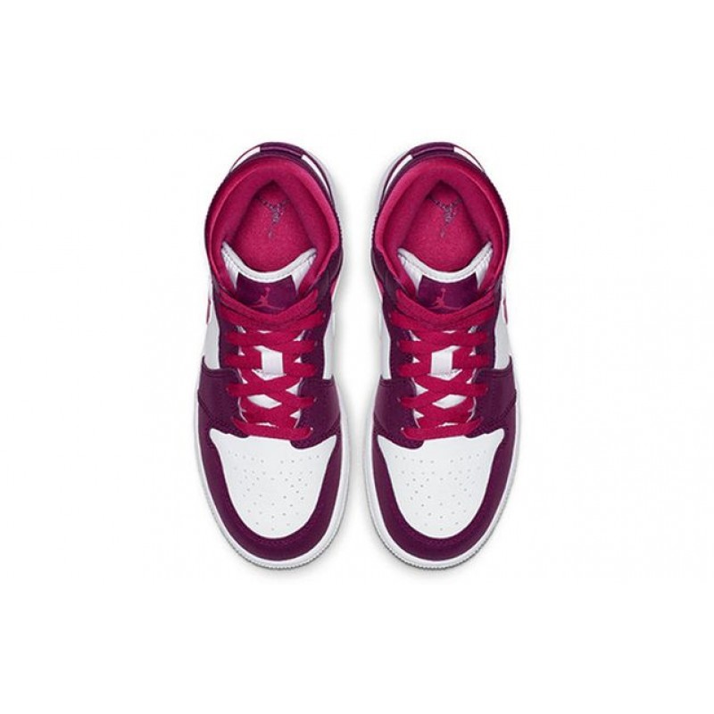 Air Jordan 1 Mid GS True Berry Rush Pink 555112-661