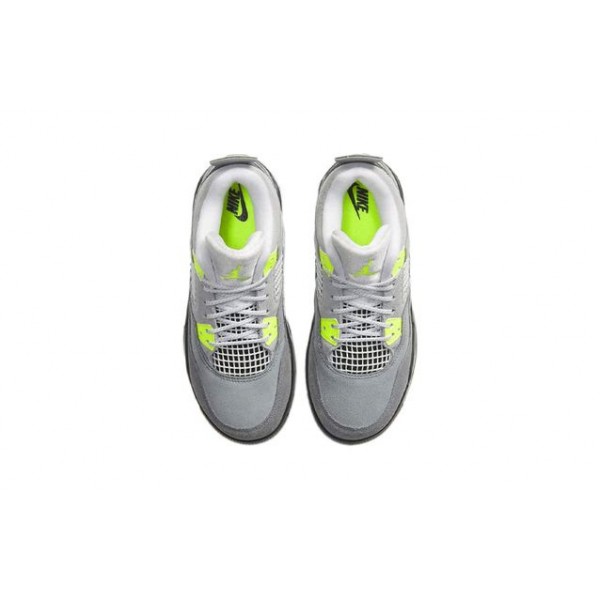 Air Jordan 4 Retro SE PS 'Neon 95' Cool Grey/Volt/Wolf Grey/Anthracite CT5344-007