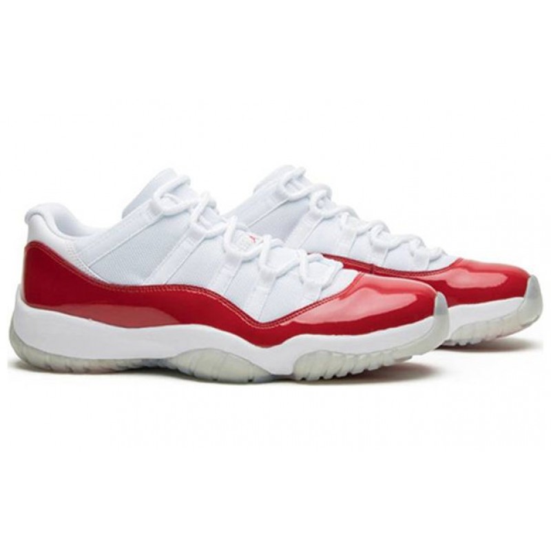 Air Jordan 11 Retro Low White Varsity Red 528895-102