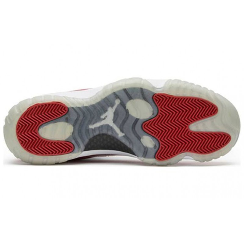 Air Jordan 11 Retro Low White Varsity Red 528895-102