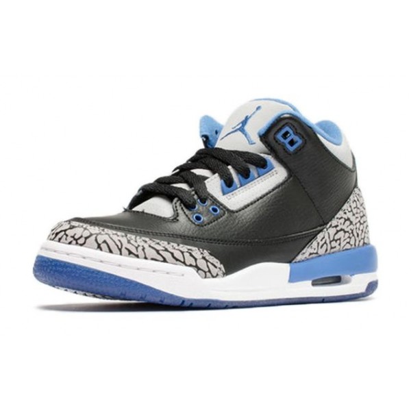 Air Jordan 3 Retro BG Sport Blue 398614-007