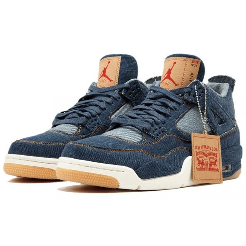 Air Jordan 4 Retro Levis NRG Levis - Navy Denim AO2571-401