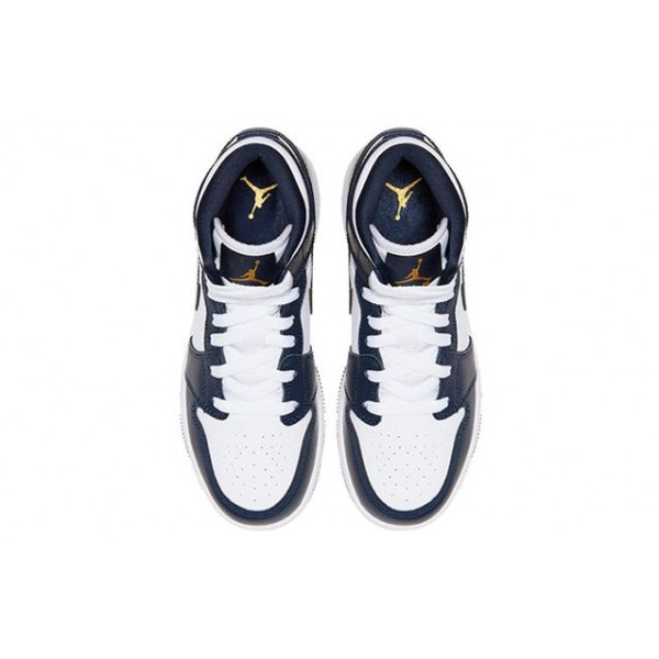 Air Jordan 1 Mid GS White Obsidian 554725-174