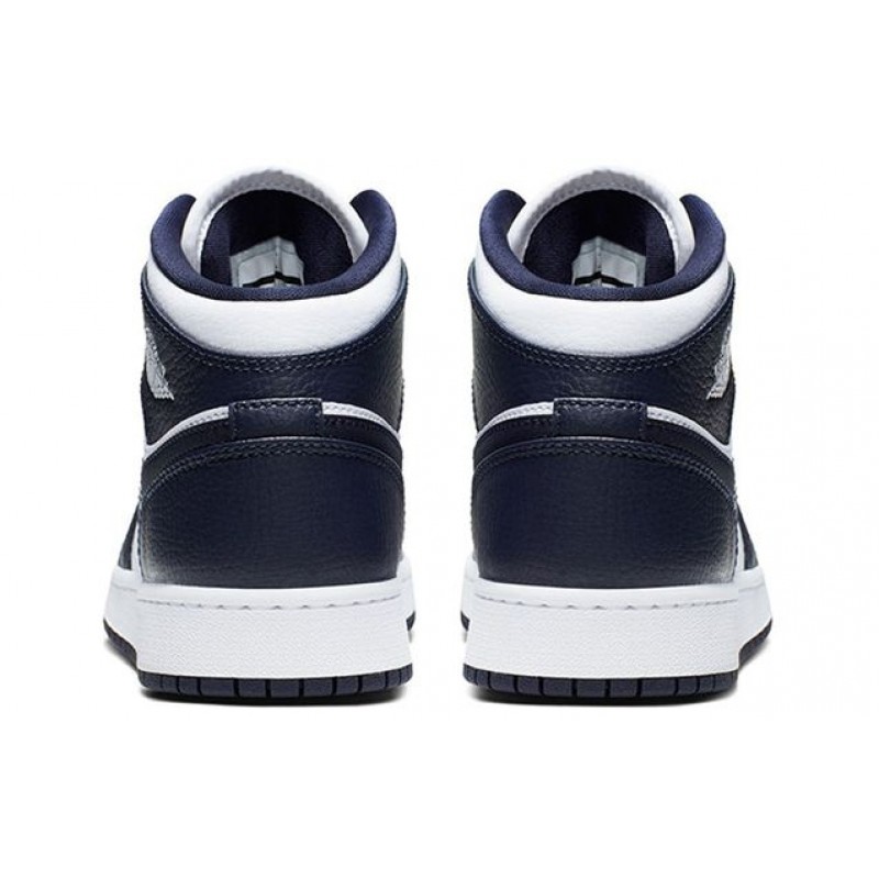 Air Jordan 1 Mid GS White Obsidian 554725-174