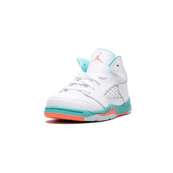 Air Jordan 5 Retro TD Light Aqua 725172-100