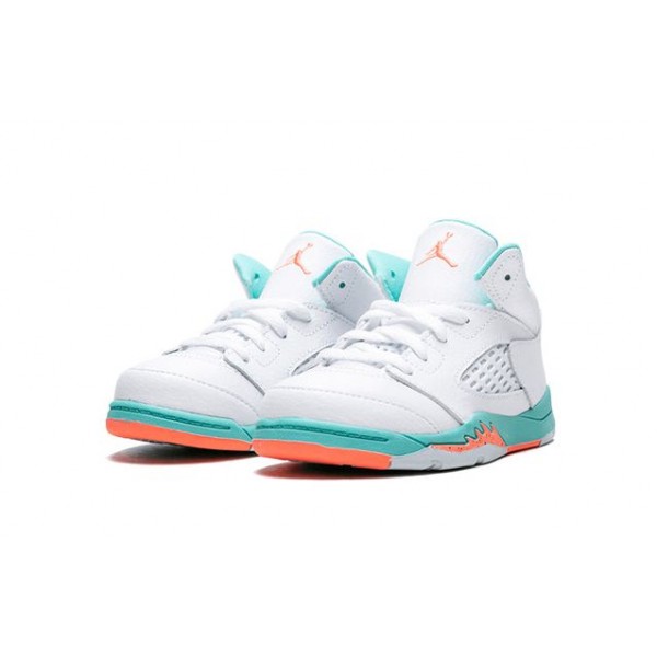 Air Jordan 5 Retro TD Light Aqua 725172-100