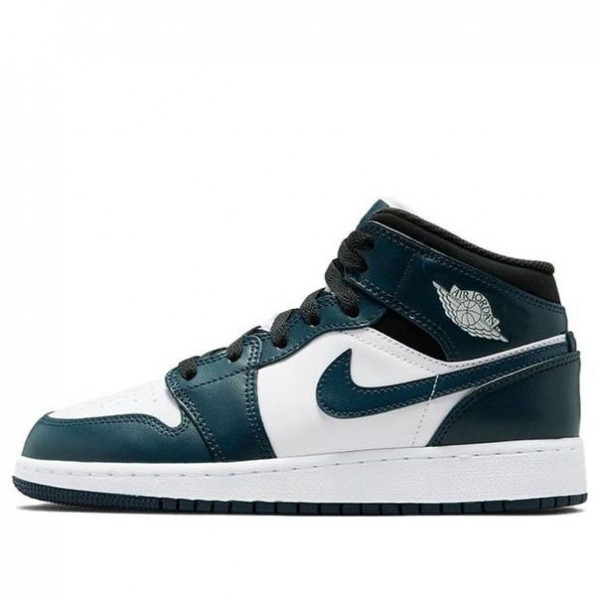 Air Jordan 1 Mid (GS) Dark Teal 554725-411