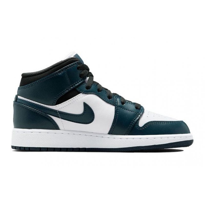 Air Jordan 1 Mid (GS) Dark Teal 554725-411