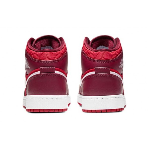 Air Jordan 1 Mid SE GS 'Gym Red' Gym Red/Pink Foam/Dark Beetroot/White AV5174-600