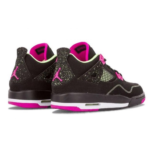 Air Jordan 4 Retro 30TH GG Black Fuchsia Flash Lime 705344-027