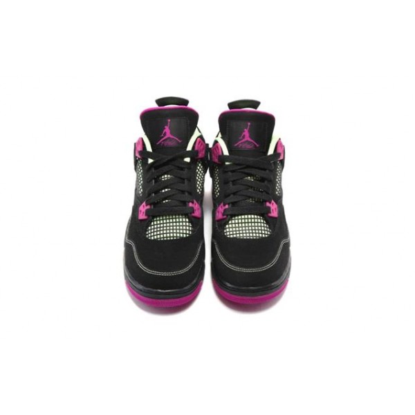 Air Jordan 4 Retro 30TH GG Black Fuchsia Flash Lime 705344-027