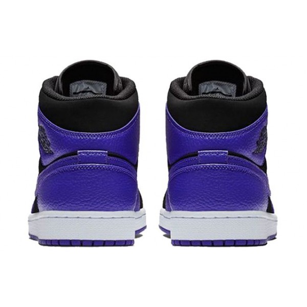 Air Jordan 1 Mid Black Dark Concord 554724-051