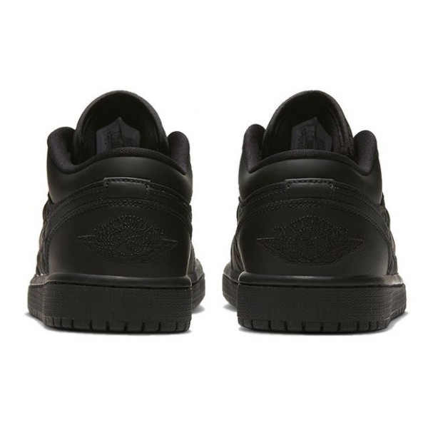 Womens WMNS Air Jordan 1 Low 'Triple Black Quilted' Black/Black/Black DB6480-001