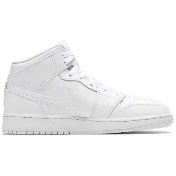 Air Jordan 1 Mid GS White 554725-126