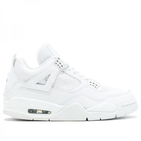 Air Jordan 4 Retro 'Pure $' White/Metallic Silver 308497-102