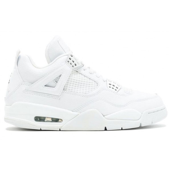 Air Jordan 4 Retro 'Pure $' White/Metallic Silver 308497-102