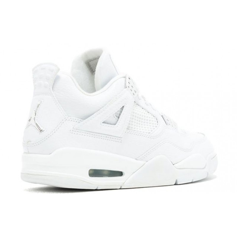 Air Jordan 4 Retro 'Pure $' White/Metallic Silver 308497-102