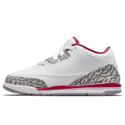 Air Jordan 3 Retro Cardinal Red TD 832033-126