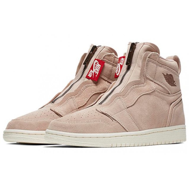 Womens WMNS Air Jordan 1 High Zip Particle Beige AQ3742-205