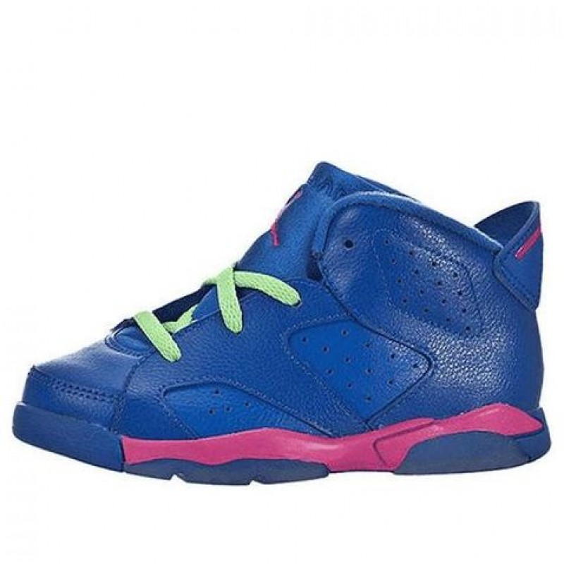 Air Jordan 6 Retro BT 'Game Royal' Game Royal/White-Vivid Pink-Light Lucid Green 384667-439