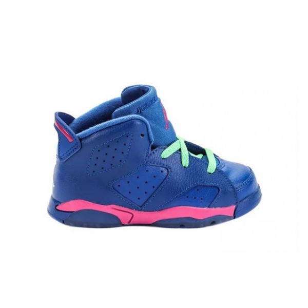 Air Jordan 6 Retro BT 'Game Royal' Game Royal/White-Vivid Pink-Light Lucid Green 384667-439