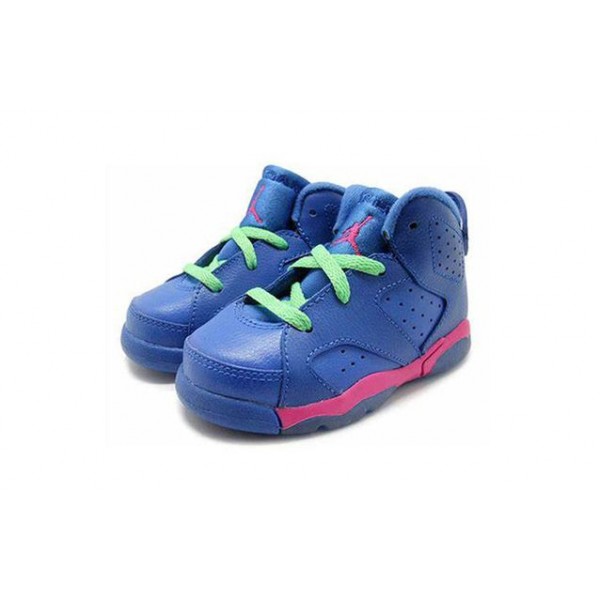 Air Jordan 6 Retro BT 'Game Royal' Game Royal/White-Vivid Pink-Light Lucid Green 384667-439