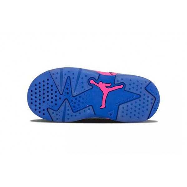 Air Jordan 6 Retro BT 'Game Royal' Game Royal/White-Vivid Pink-Light Lucid Green 384667-439